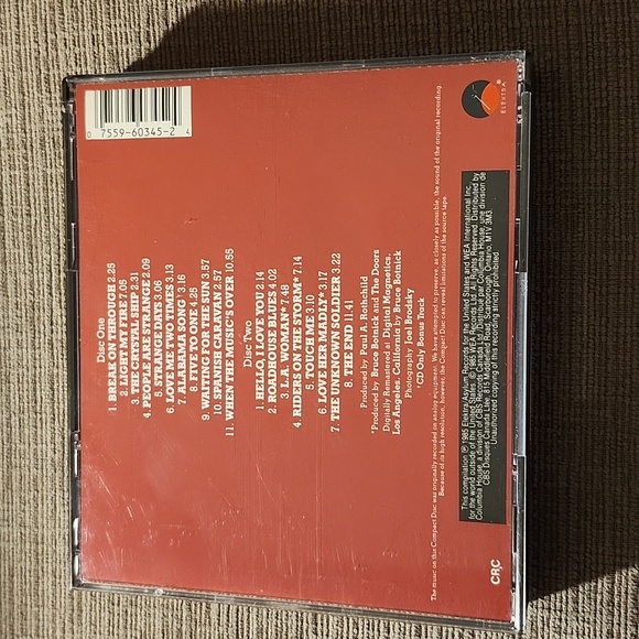 Doors Double CD set, Best of the Doors - Picture 2 of 5